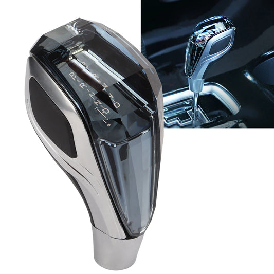 LED Crystal Gear Shift Knob – 7 Color Automatic Switch, Touch Activated