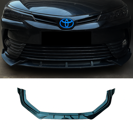 Aggressive Spike Style Front Splitter Kit – 3 Pcs Universal Fit | Durable ABS Build (Copy)